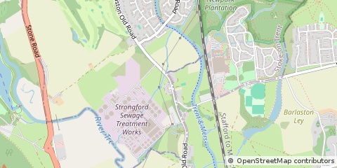 Map of Stoke-on-Trent