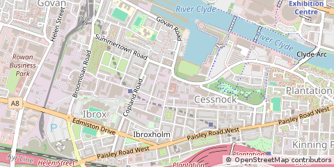 Map of Glasgow