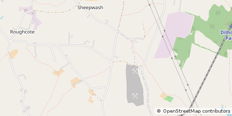 Map of Stoke on Trent, Staffordshire