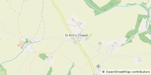 Map of Kingsbridge, Devon