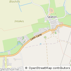 Map of Seaton, Hull ,