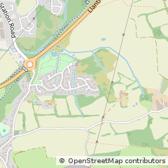 Map of Pontypridd, RCT