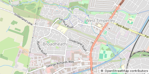 Map of Altrincham