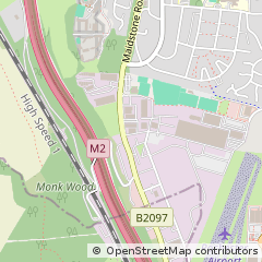 Map of Rochester,, Kent