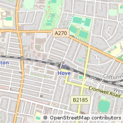 Map of Hove, East Sussex