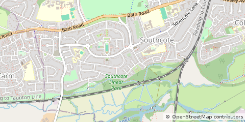 Map of Reading, Berkshire