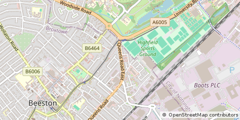 Map of Nottingham