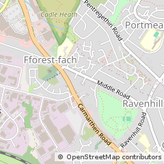 Map of Swansea
