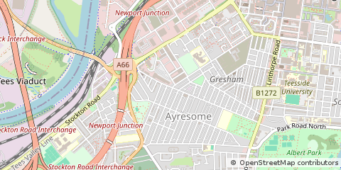 Map of Newcastle Upon Tyne