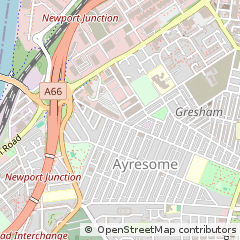 Map of Newcastle Upon Tyne