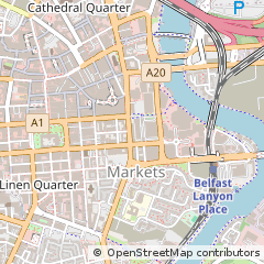 Map of Belfast, Antrim