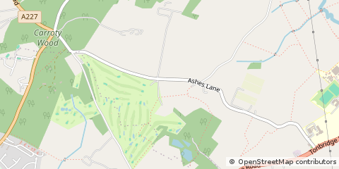 Map of Tonbridge, Kent