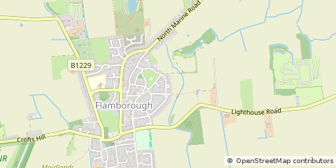 Map of Flamborough, East Yorkshire