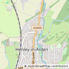 Map of Henley-in-Arden