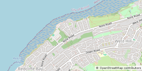 Map of Portishead, Somerset