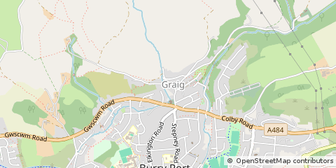 Map of Burryport