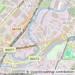Map of Sheffield