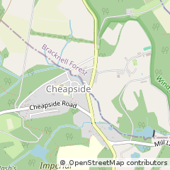 Map of Ascot, Berkshire