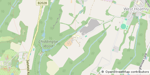 Map of West Sussex