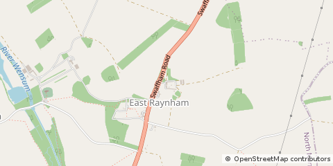 Map of Fakenham, Norfolk
