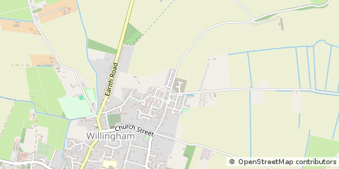 Map of Willingham, Cambridgeshire