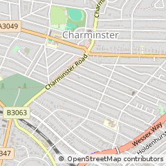 Map of Bournemouth, Dorset