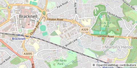 Map of Bracknell