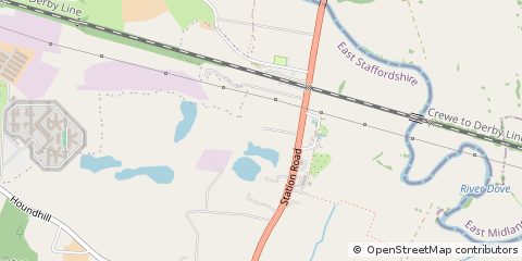 Map of Ashbourne