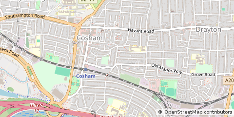 Map of Portsmouth, Hampshire