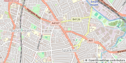 Map of Birmingham