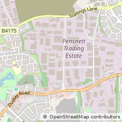 Map of Estate Kingswinford, West Midlands