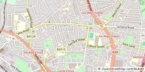 Map of Birmingham