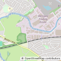 Map of Walsall, West Midlands