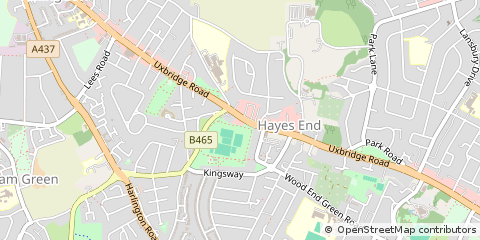 Map of Hayes