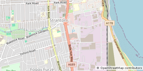 Map of Hartlepool, Cleveland