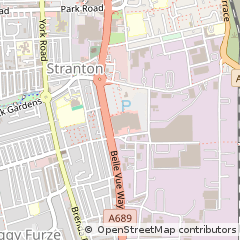 Map of Hartlepool, Cleveland