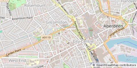 Map of Aberdeen