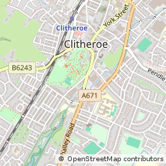Map of Clitheroe