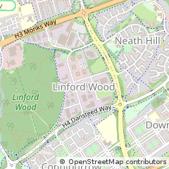 Map of Milton Keynes