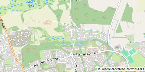 Map of Banchory, Aberdeenshire