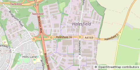 Map of Telford