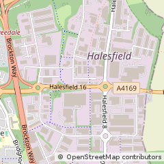 Map of Telford