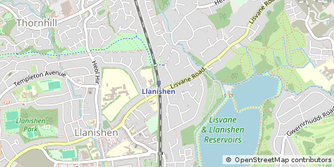 Map of Cardiff