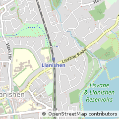 Map of Cardiff