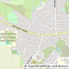 Map of Sheerness, Kent