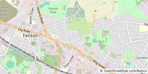 Map of Stoke-on-Trent