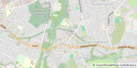 Map of Oldham