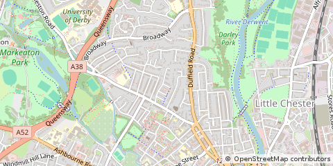 Map of Derby