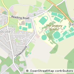 Map of Woodcote, Berkshire