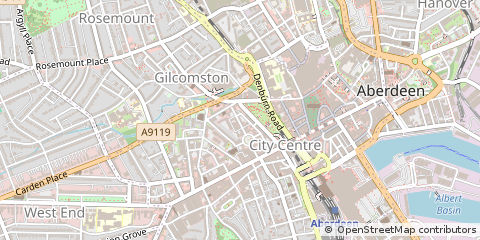 Map of Aberdeen